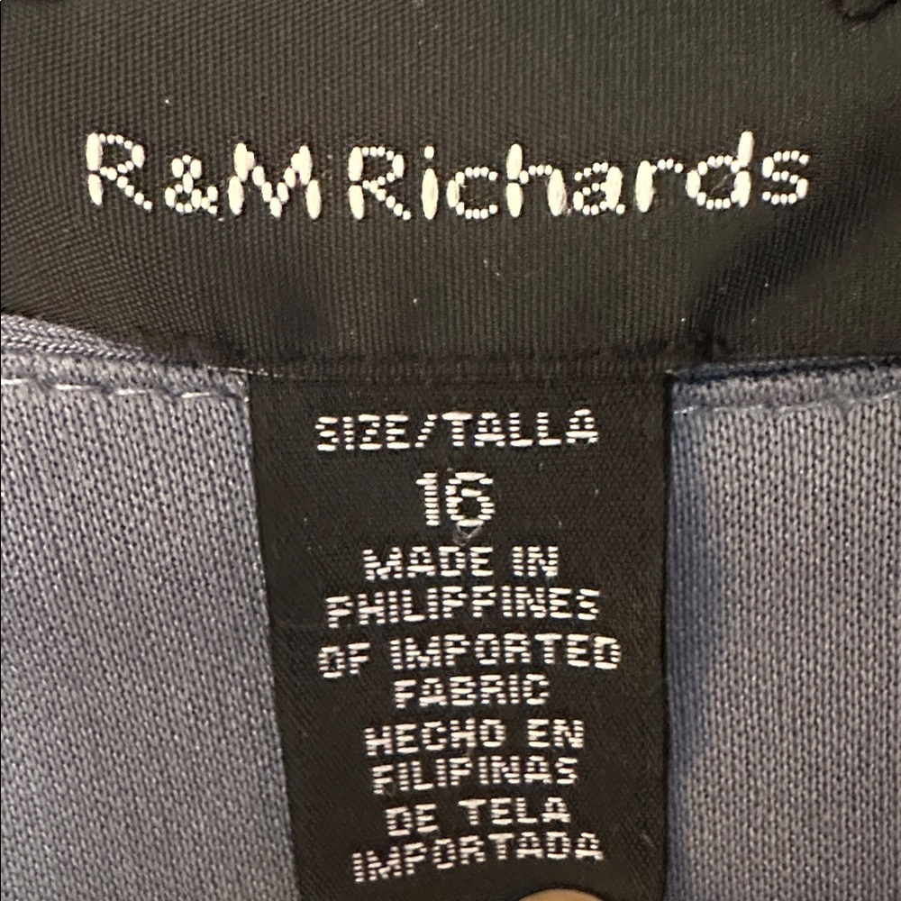 R&M Richards Elegant Gray Dress - Picture 4 of 5